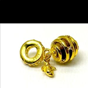 Honeycomb Pandora charm